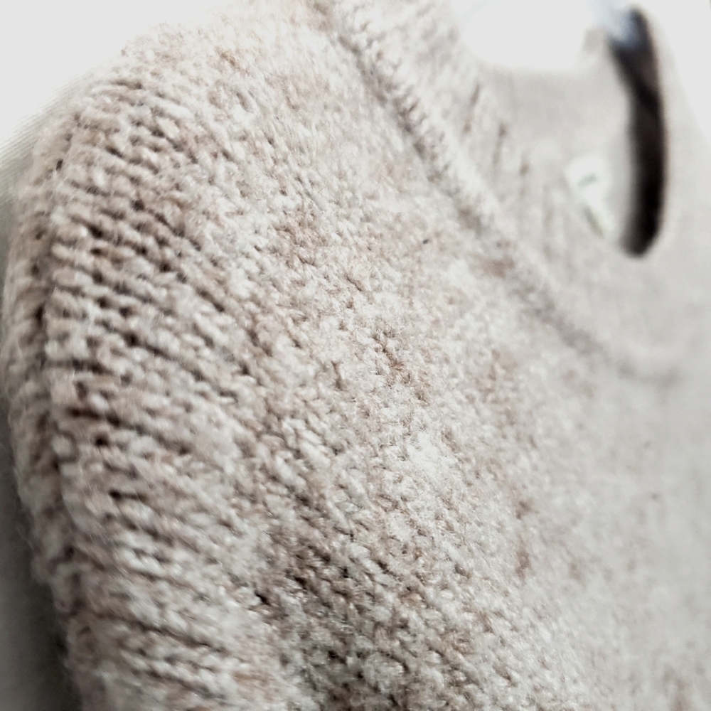 Nwot Max Studio Blush Ribbed Puffed Longsleeve Pullover Sweater - Picture 3 of 11